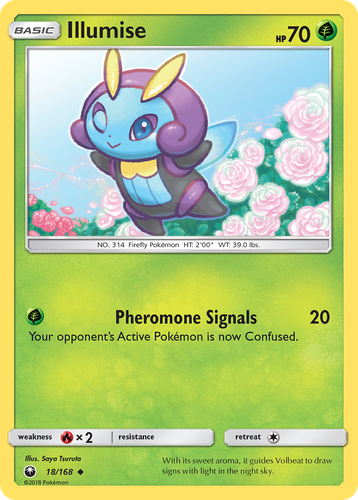 Illumise #18 from Celestial Storm - Uncommon - Illustrated by Saya Tsuruta