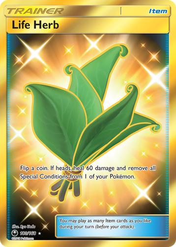 Life Herb #180 from Celestial Storm - Rare Secret - Illustrated by Ryo Ueda