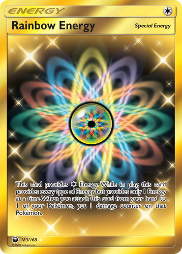 Rainbow Energy #183 from Celestial Storm - Rare Secret