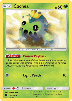 Cacnea Pokémon TCG card art