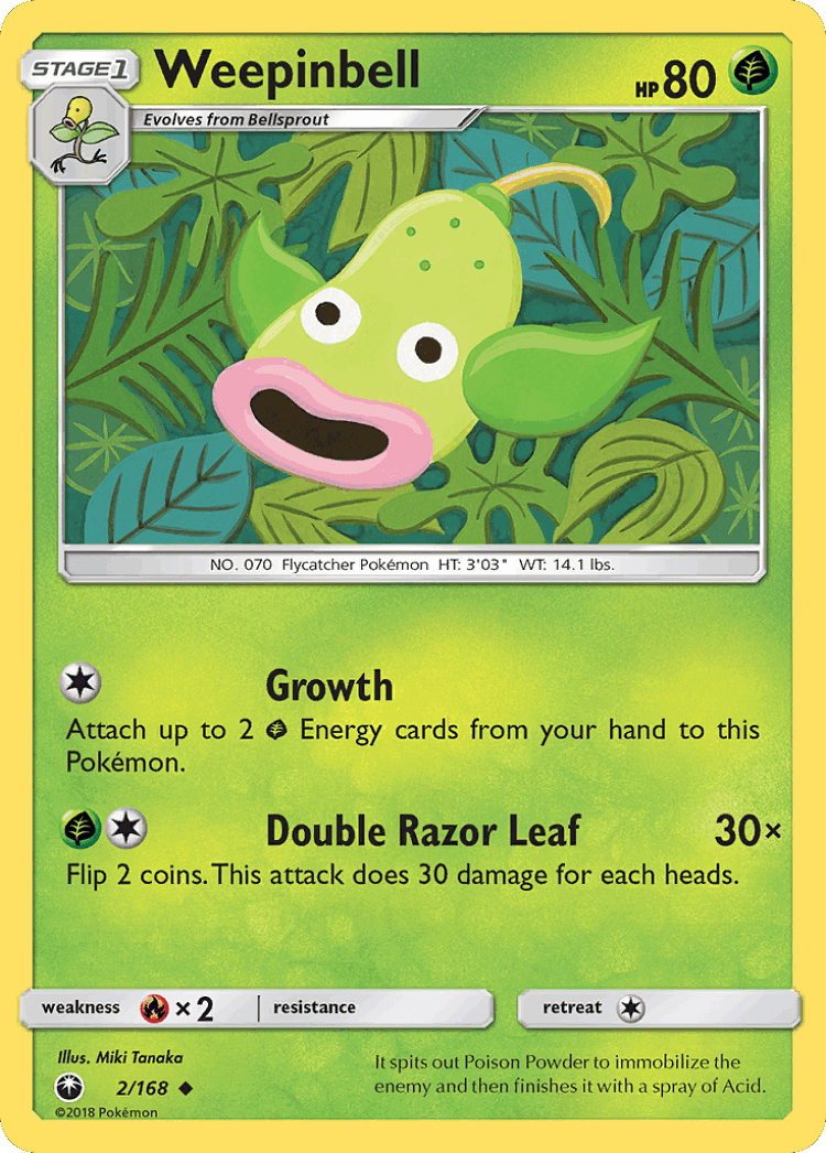 Weepinbell #2 from Celestial Storm - Uncommon - Illustrated by Miki Tanaka
