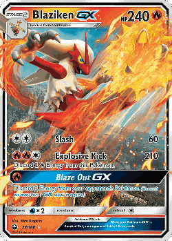 Blaziken-GX 28, Celestial Storm