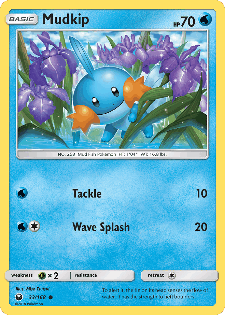 Mudkip #33 from Celestial Storm - Common - Illustrated by Misa Tsutsui