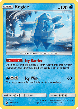 Regice 45, Celestial Storm