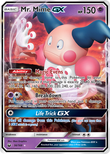 Mr. Mime-GX 56, Celestial Storm