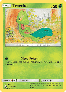 Treecko Pokémon TCG card art