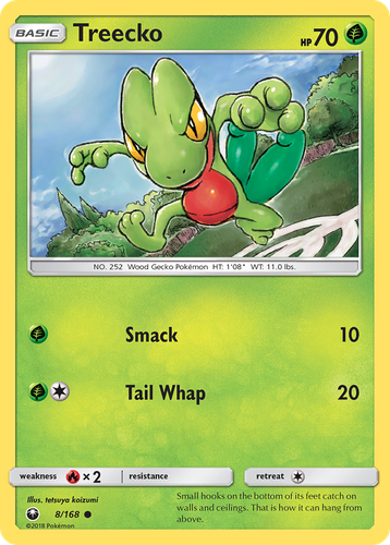 Treecko Pokémon TCG card art