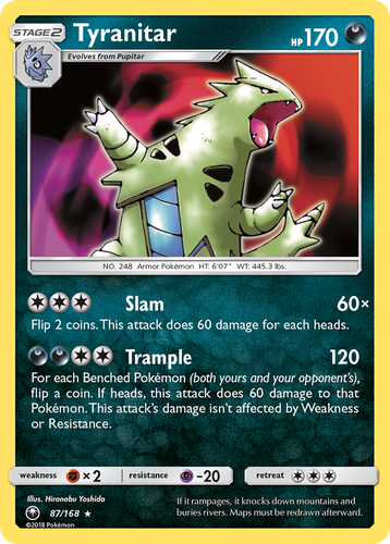 Tyranitar 87, Celestial Storm
