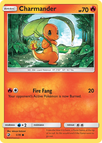 Charmander Pokémon TCG card art