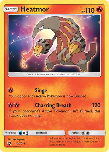 Heatmor #10 from Dragon Majesty - Uncommon - Illustrated by Ken Sugimori
