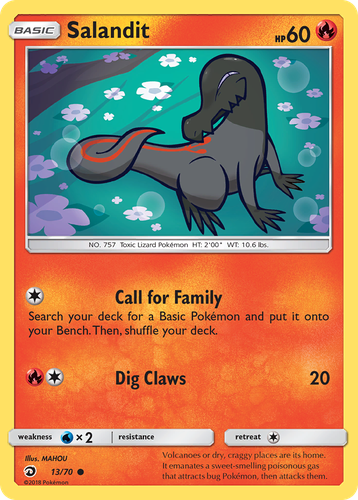 Salandit #13 from Dragon Majesty - Common - Illustrated by MAHOU