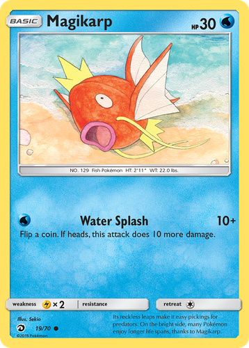 Magikarp #19 from Dragon Majesty - Common - Illustrated by Sekio