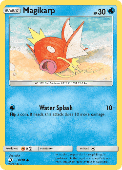 Magikarp Pokémon TCG card art