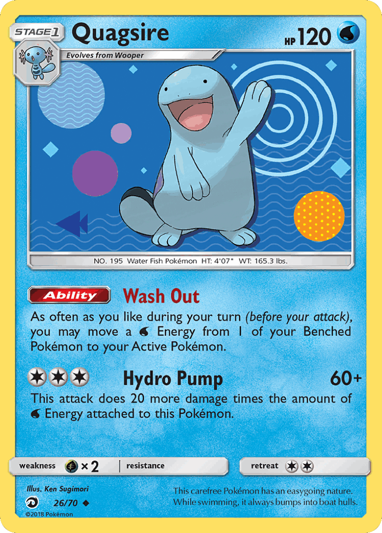 Quagsire #26 from Dragon Majesty - Uncommon - Illustrated by Ken Sugimori