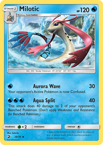 Milotic #29 from Dragon Majesty - Uncommon - Illustrated by hatachu