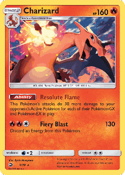 Charizard Pokémon TCG card art
