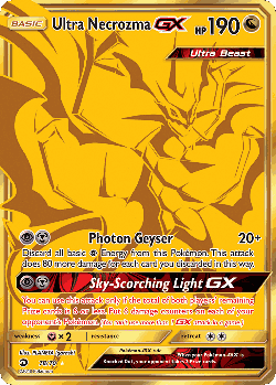 Ultra Necrozma-GX card art