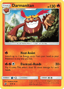 Darmanitan Pokémon TCG card art