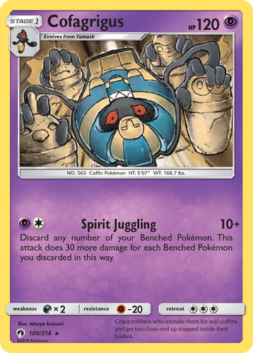 Cofagrigus 100, Lost Thunder