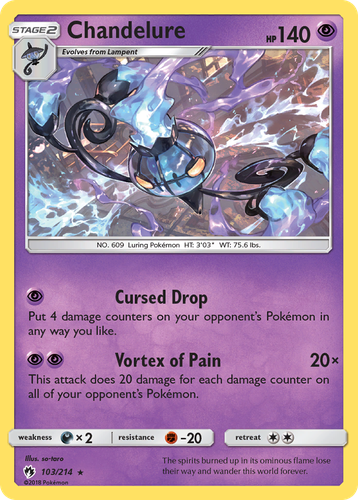 Chandelure 103, Lost Thunder