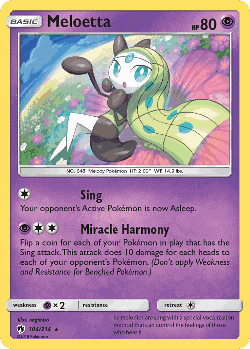 Meloetta 104, Lost Thunder