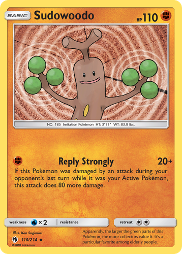 Sudowoodo 110, Lost Thunder