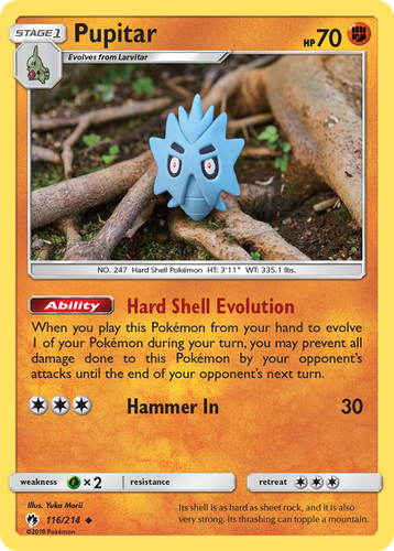 Pupitar 116, Lost Thunder