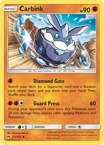 Carbink 117, Lost Thunder