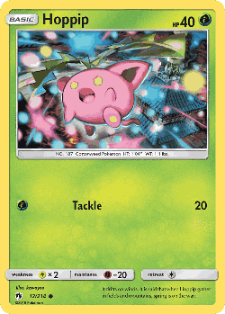 Hoppip Pokémon TCG card art