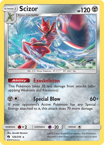 Scizor 126, Lost Thunder
