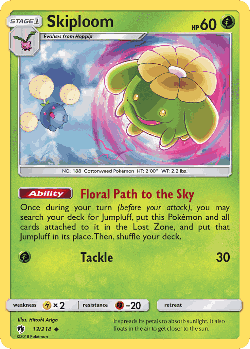 Skiploom Pokémon TCG card art