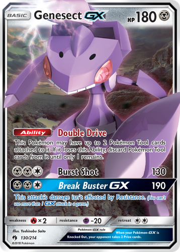 Genesect-GX 130, Lost Thunder