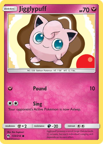 Jigglypuff 133, Lost Thunder