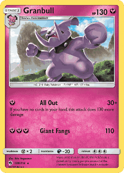 Granbull 138, Lost Thunder