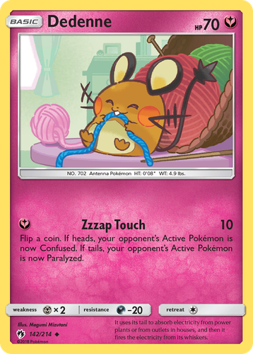 Dedenne 142, Lost Thunder
