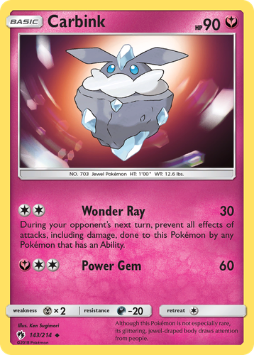 Carbink 143, Lost Thunder