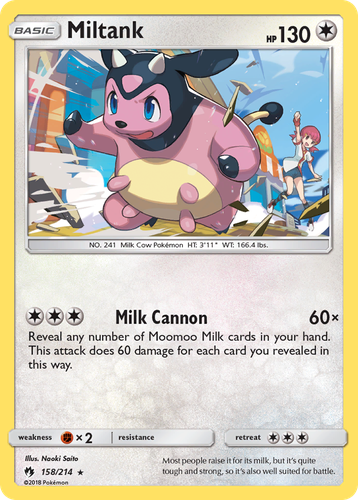 Miltank 158, Lost Thunder