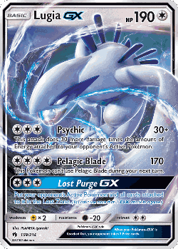 Lugia-GX 159, Lost Thunder
