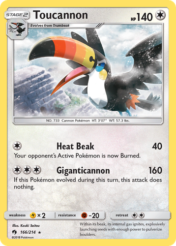 Toucannon 166, Lost Thunder