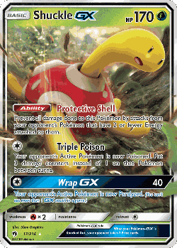 Shuckle-GX Pokémon TCG card art