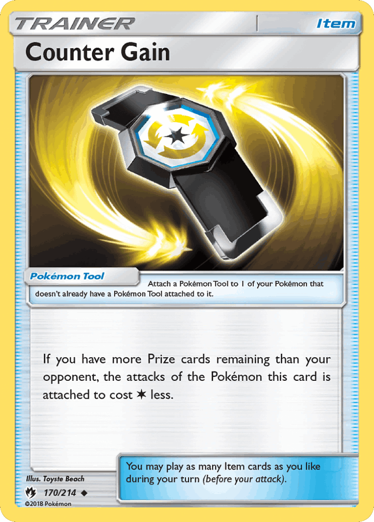 Counter Gain #170 from Lost Thunder - Uncommon - Illustrated by Toyste Beach