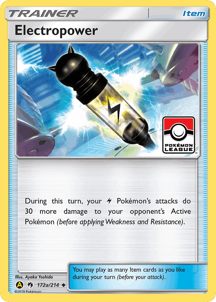 Electropower #172 from Lost Thunder - Uncommon - Illustrated by Ayaka Yoshida