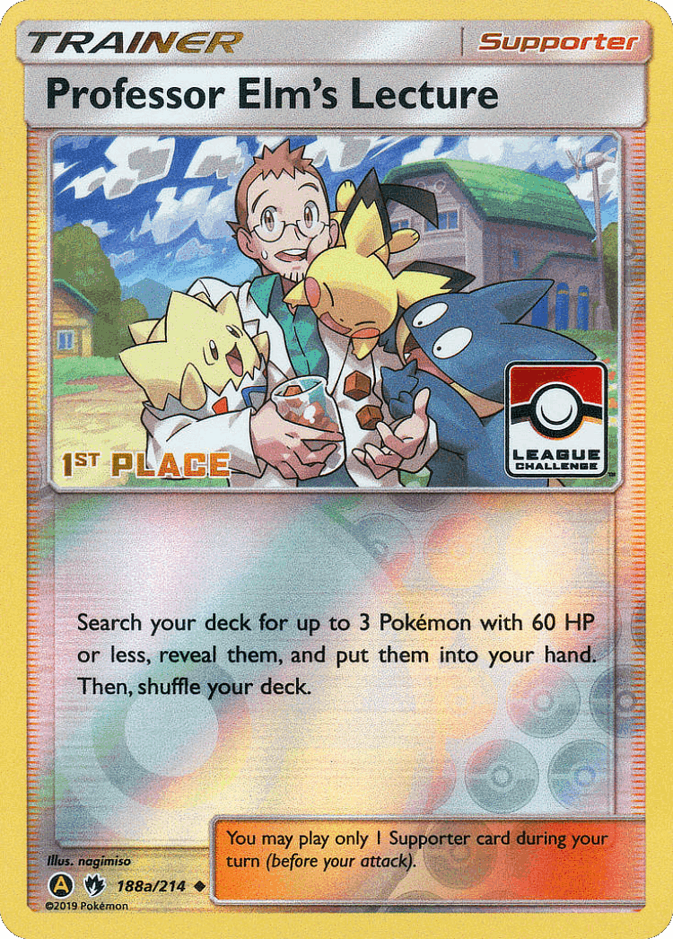 Professor Elm's Lecture #188 from Lost Thunder - Uncommon - Illustrated by nagimiso
