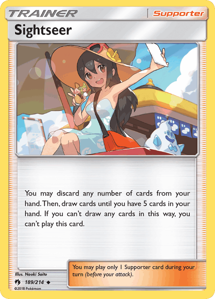 Sightseer #189 from Lost Thunder - Uncommon - Illustrated by Naoki Saito