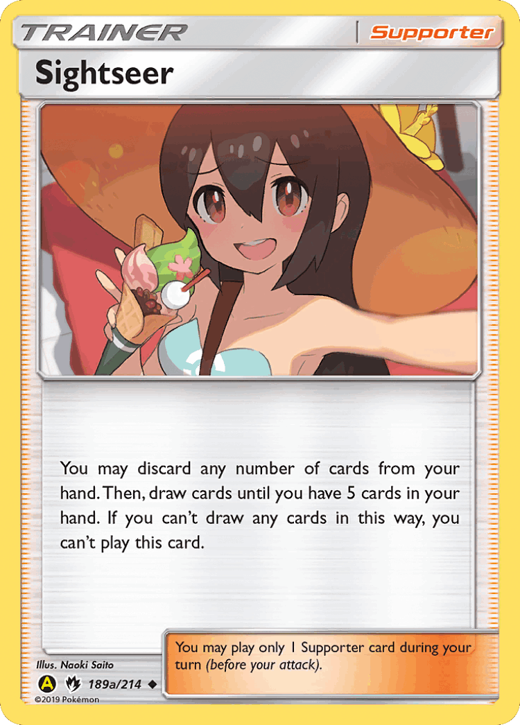 Sightseer #189 from Lost Thunder - Uncommon - Illustrated by Naoki Saito