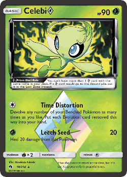 Celebi ◇ Pokémon TCG card art