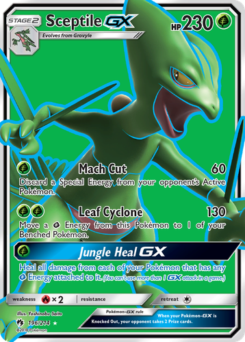 Sceptile-GX 196, Lost Thunder