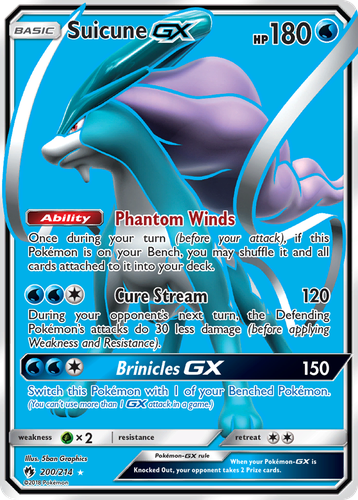 Suicune-GX 200, Lost Thunder