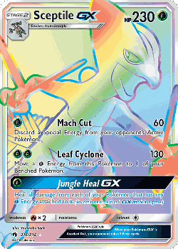Sceptile-GX card art