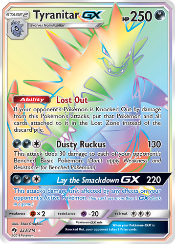Tyranitar-GX 223, Lost Thunder